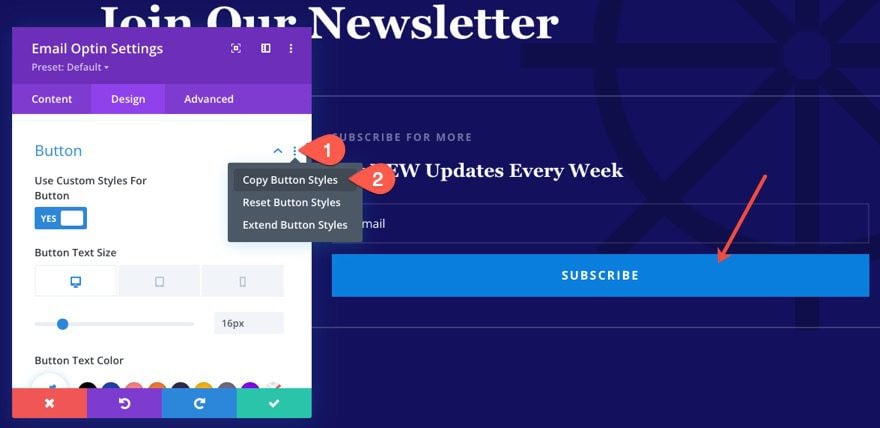 Member exclusive blog posts using Divi's condition options