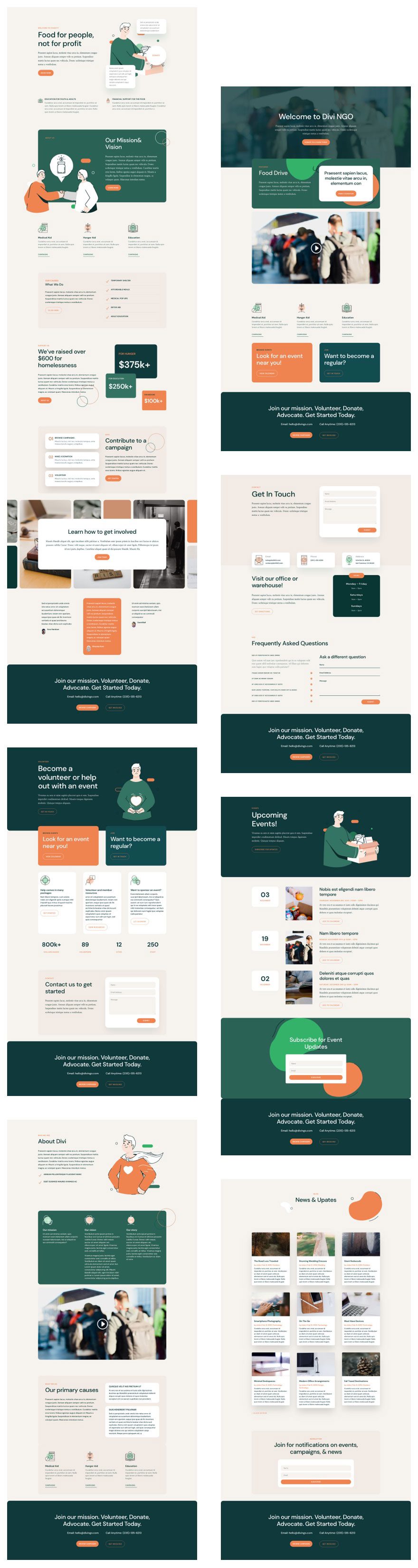 divi NGO Layout Pack