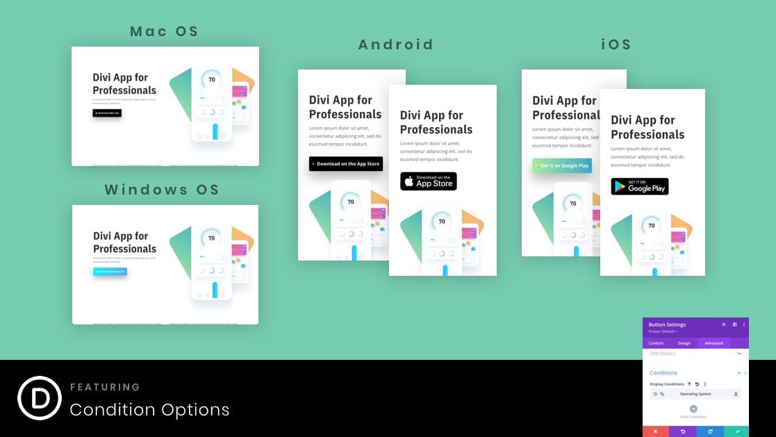 How to Display Download Buttons for Respective Operating Systems in Divi