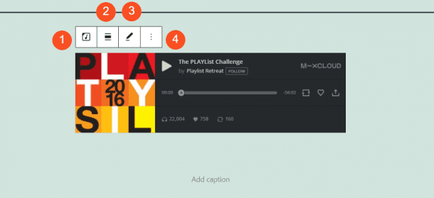 How to Use the WordPress Mixcloud Embed Block