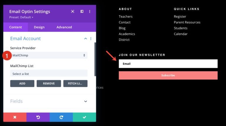 Download a FREE Header and Footer Template for Divi's High School ...