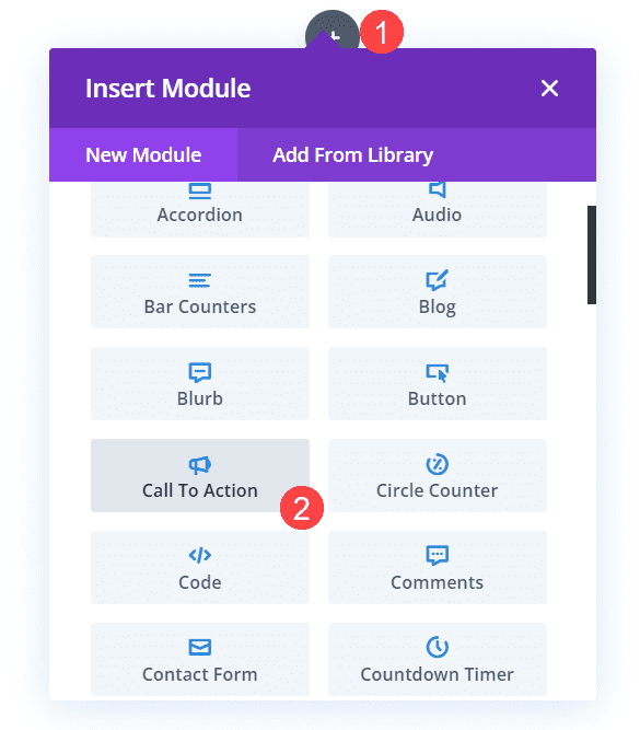 add cta module