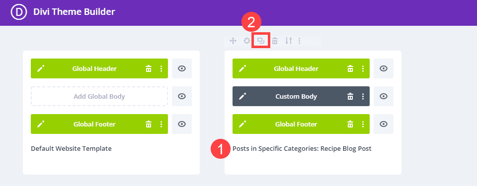 complete template for cta in specific categories