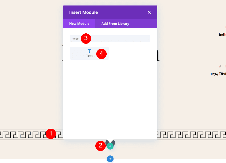 Add a Text Module