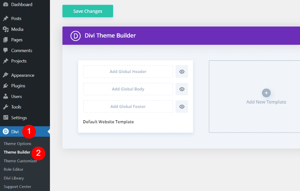 Create a Global Footer