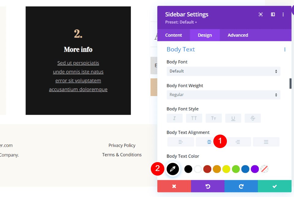 Divi Sidebar Module