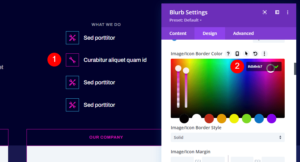 Duplicate the Blurb Module