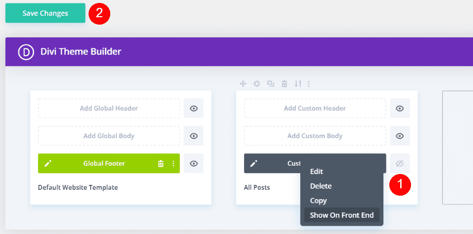 Hiding the Global Divi Footer from Certain Pages Footer