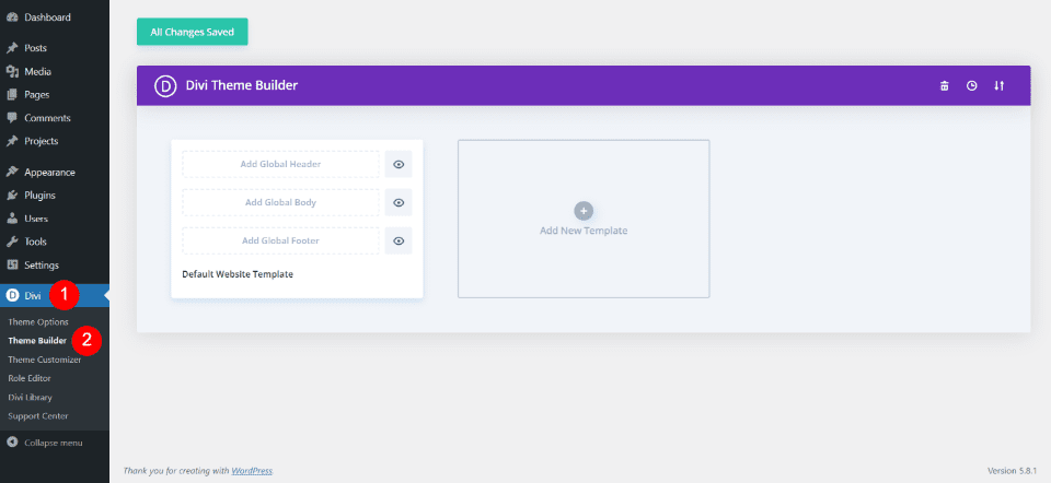 Use the Divi Theme Builder