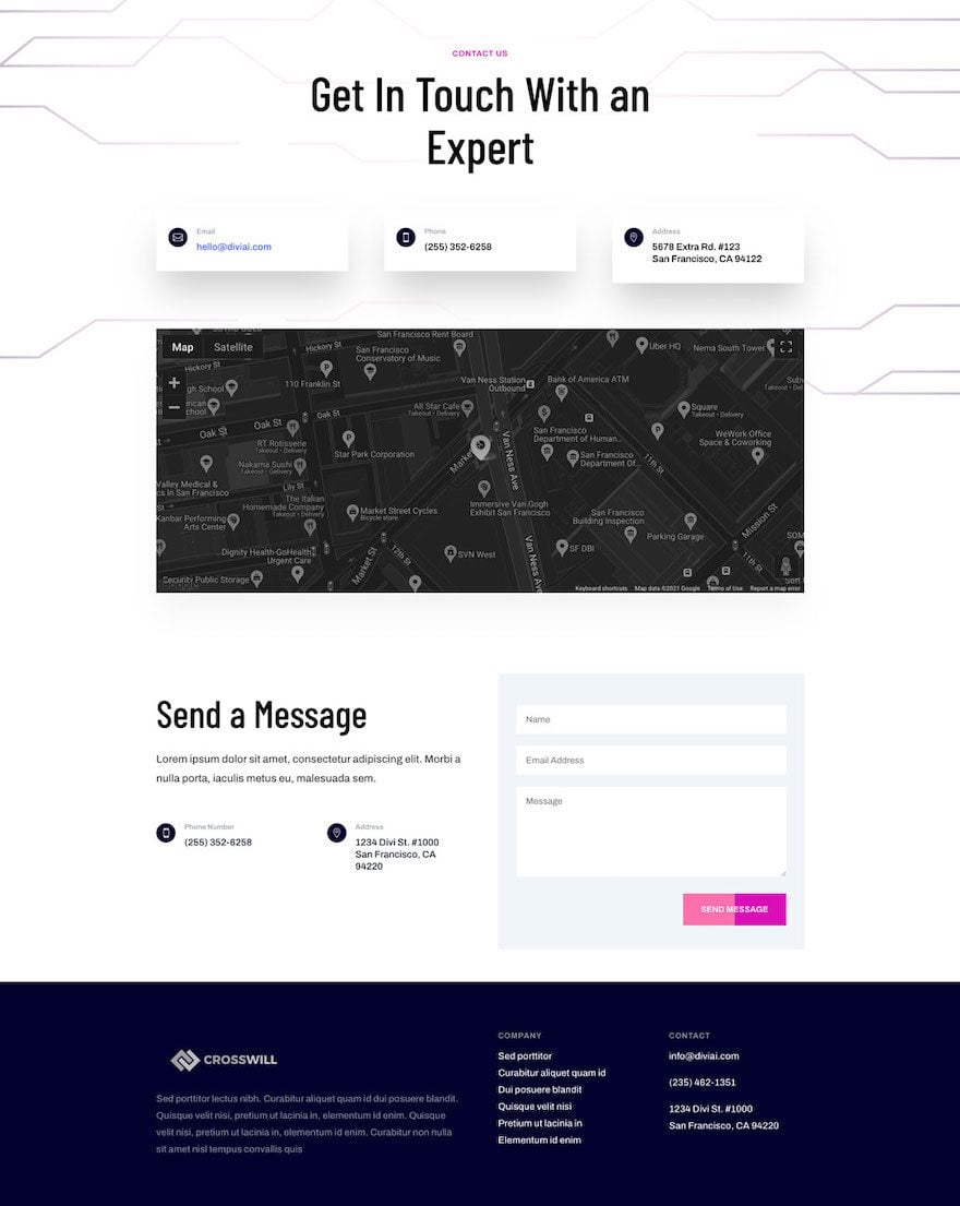 divi artificial intelligence layout pack