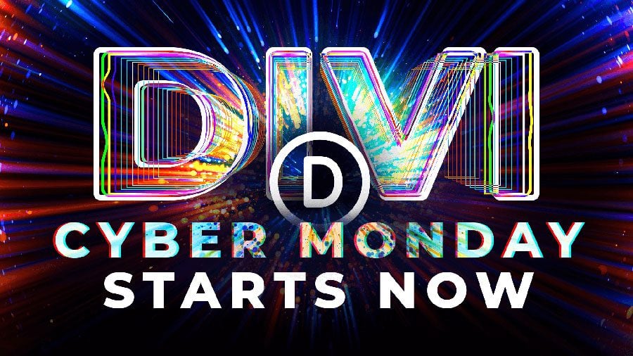 The Divi Black Friday Sale Starts Now!