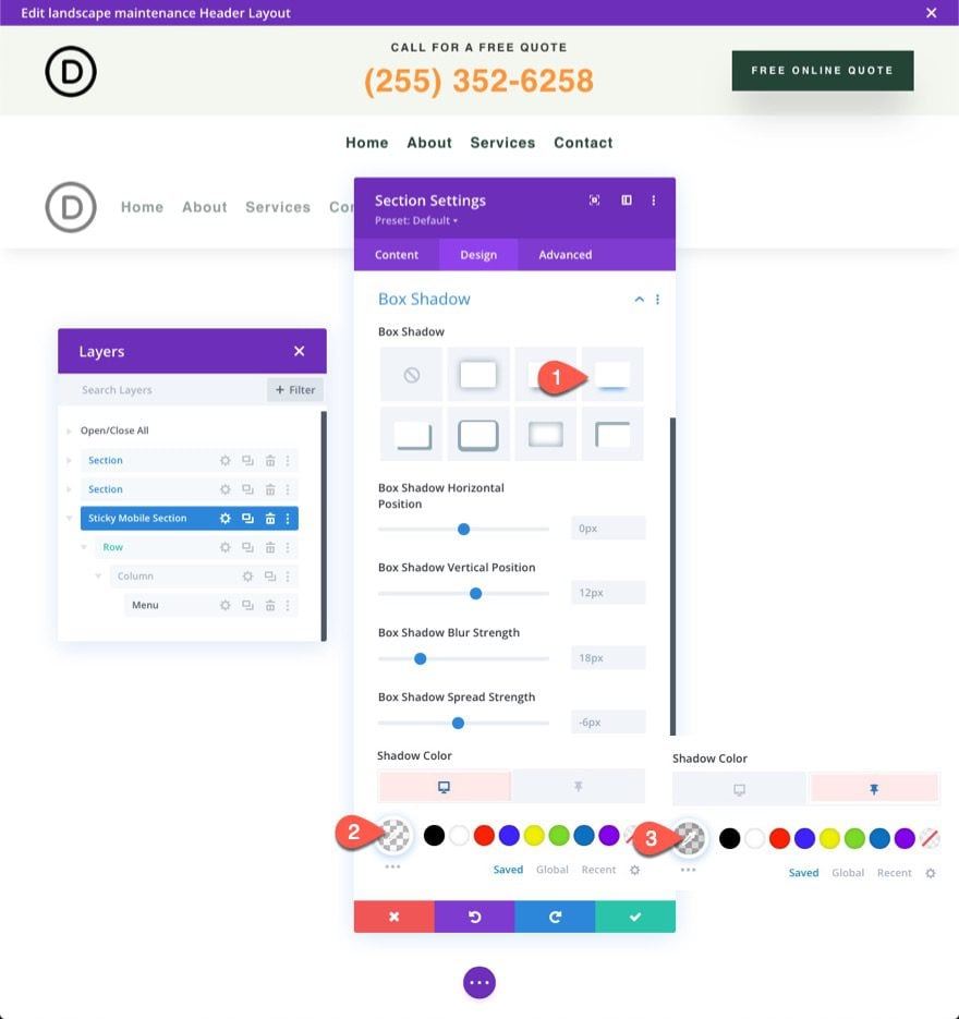 divi sticky header for mobile