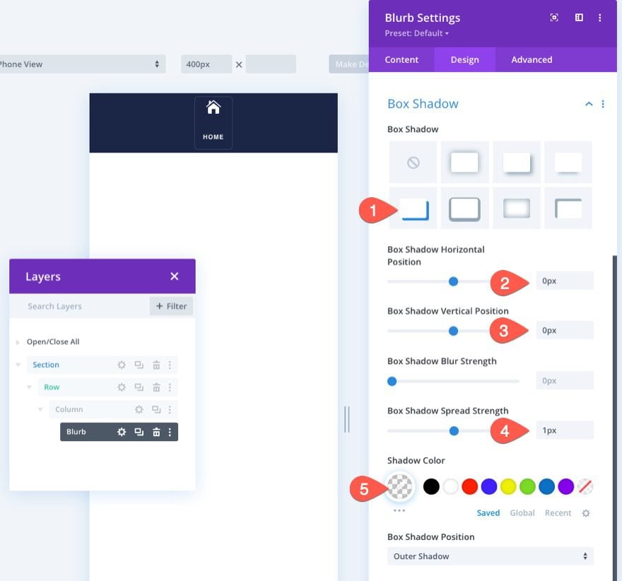 divi mobile sticky footer bars