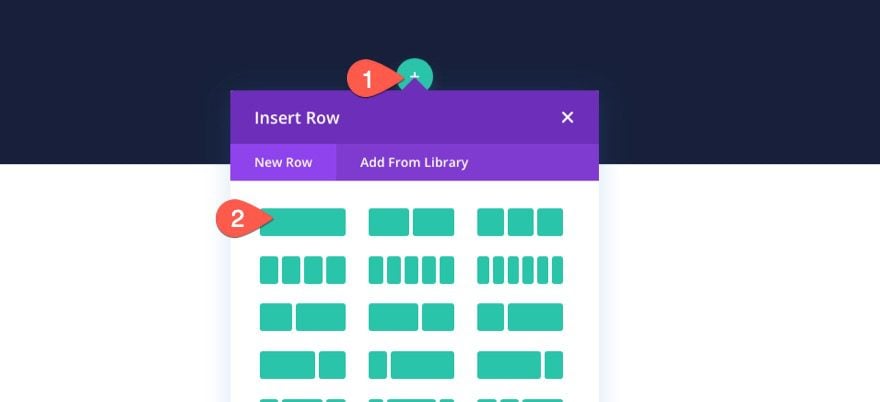 checkout process navigation menu in Divi