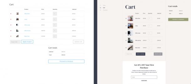 How to Create a WooCommerce Cart Page Template with Divi
