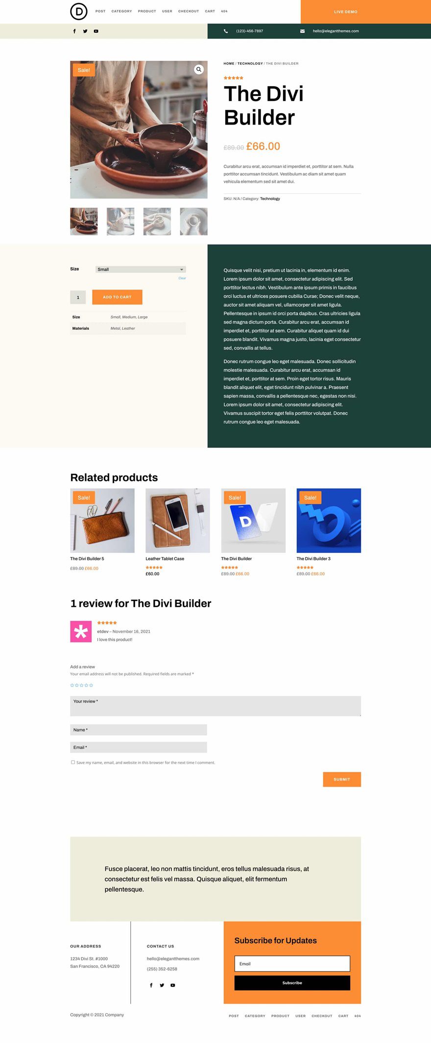 black friday 2021 product page templates pack