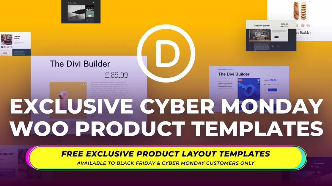 Get the Exclusive FREE Cyber Monday WooCommerce Product Page Templates Pack