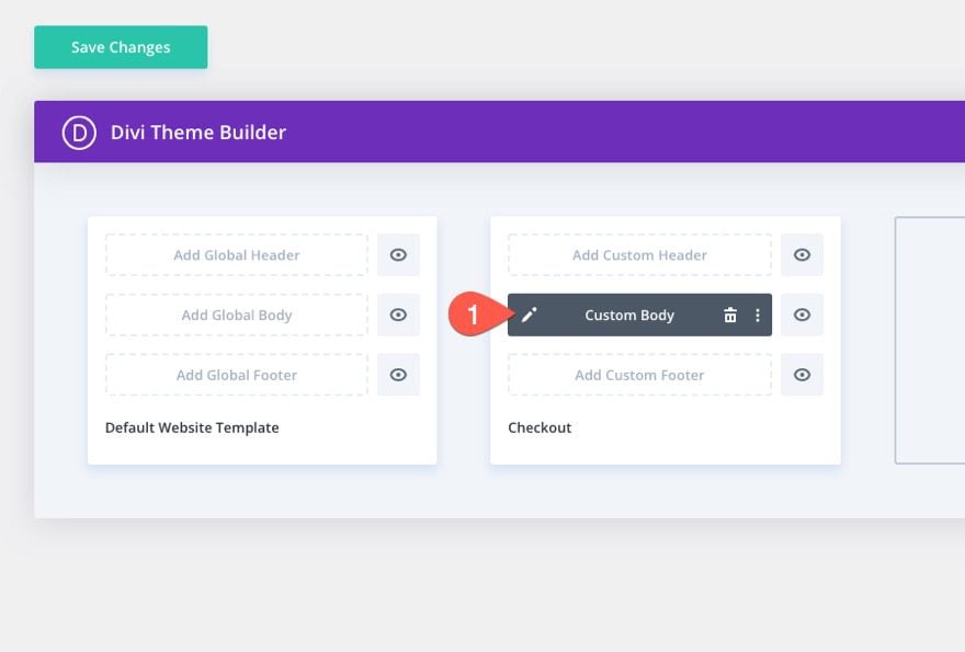 woocommerce checkout page template for Divi