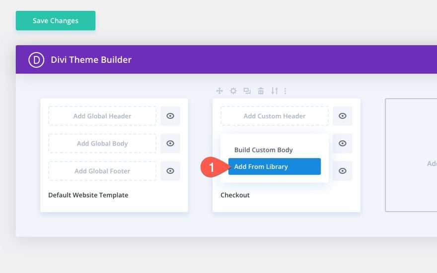 woocommerce checkout page template for Divi