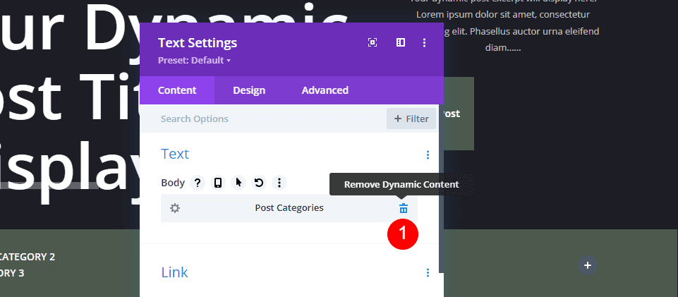 Second Text Module