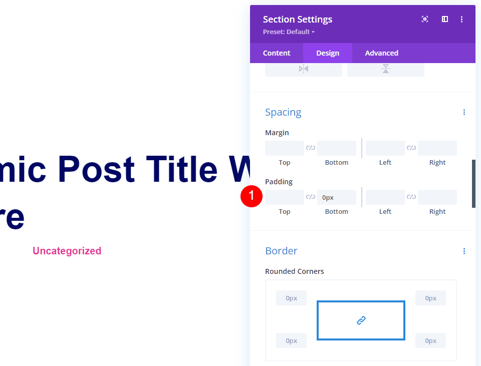 Add a Fullwidth Image to the Blog Post Template with the Post Title Module