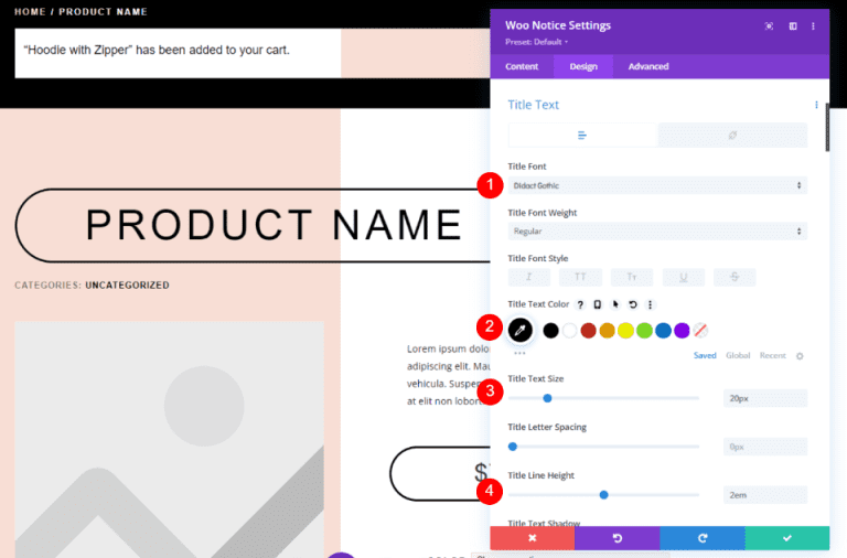 How to Add a Woo Notice Module to Your Divi Product Page Template