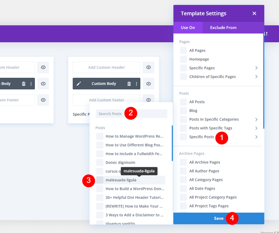 Assigning Blog Post Templates to Specific Posts