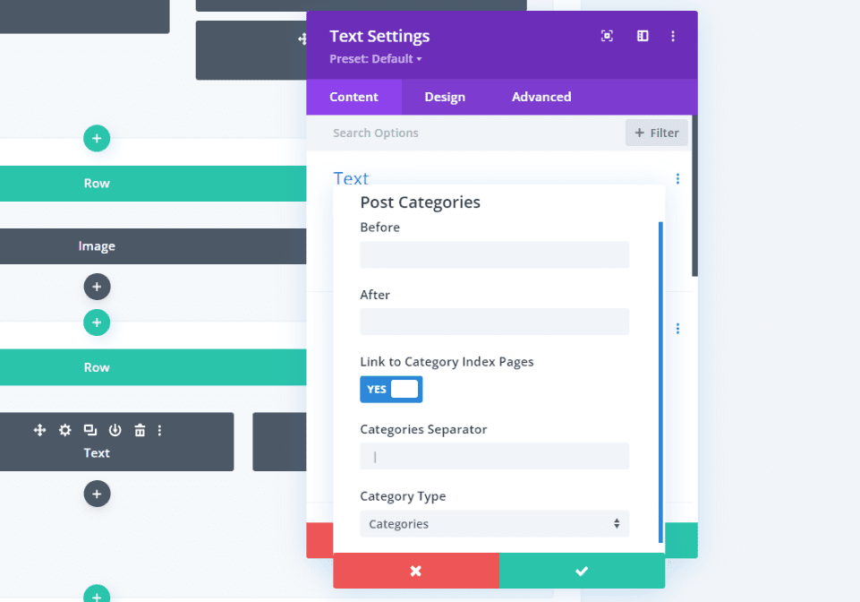 Dynamic Content Options