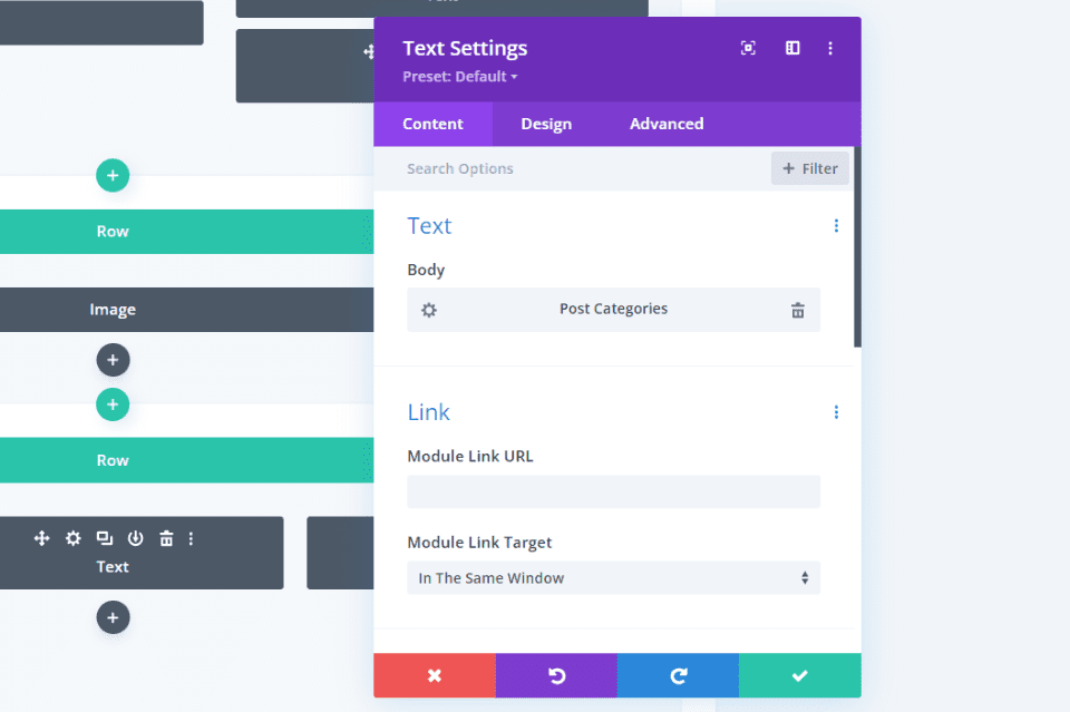 Dynamic Content Options