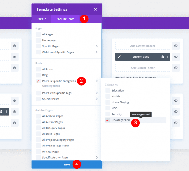 How to Use Different Blog Post Templates for Different Categories with Divi
