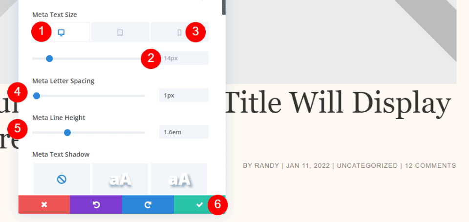 Fullscreen Post Title Module