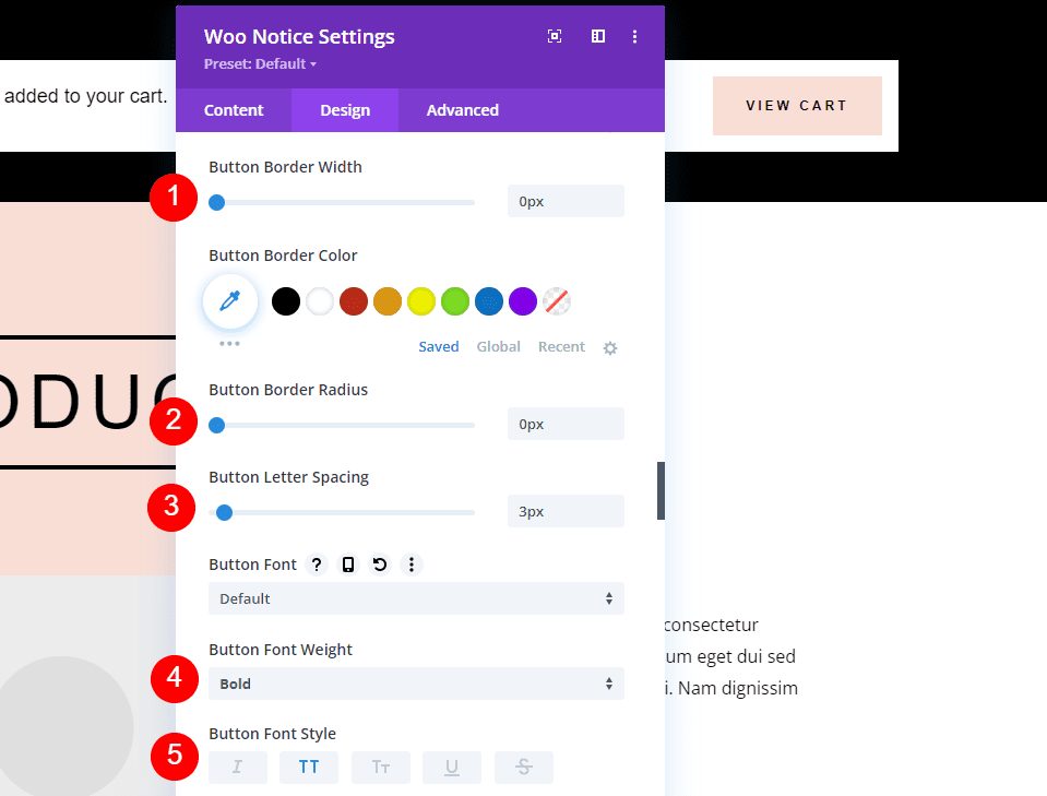 How to Style the Woo Notice Module