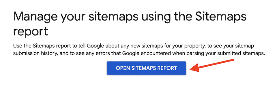 google search console sitemap