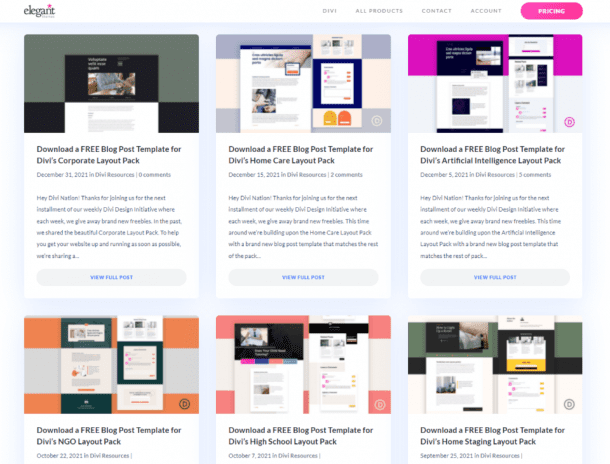 How to Assign a Different Blog Post Template to Specific Posts with Divi