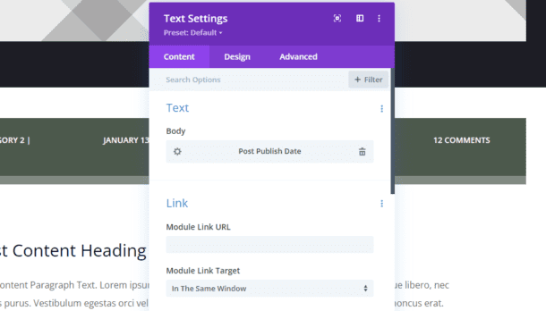 How to Include Metadata in Your Blog Post Template with Divi