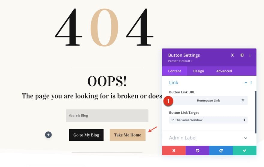 blogger 404 page template