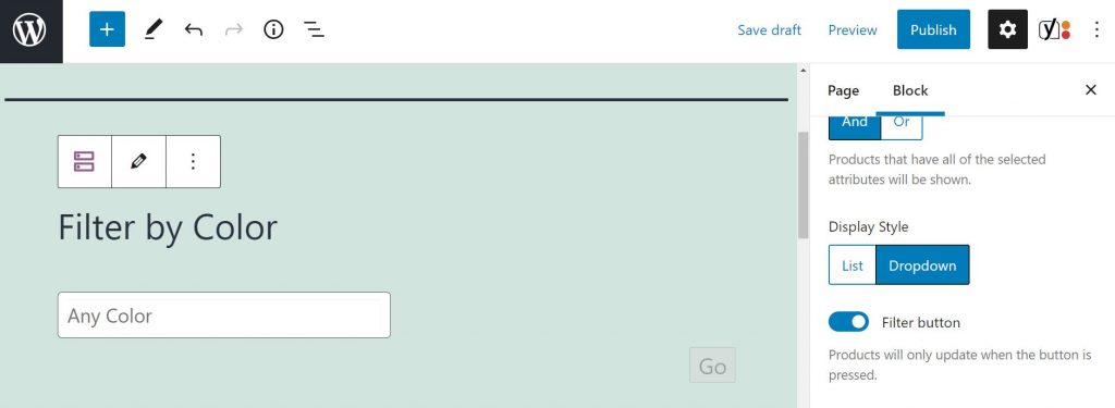 How to Use the Filter Products by Attribute WooCommerce Block