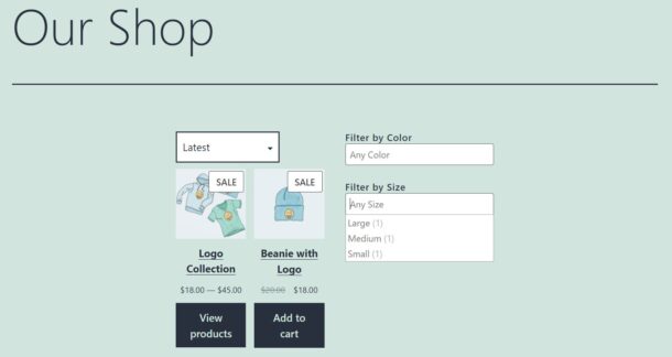 How to Use the Filter Products by Attribute WooCommerce Block