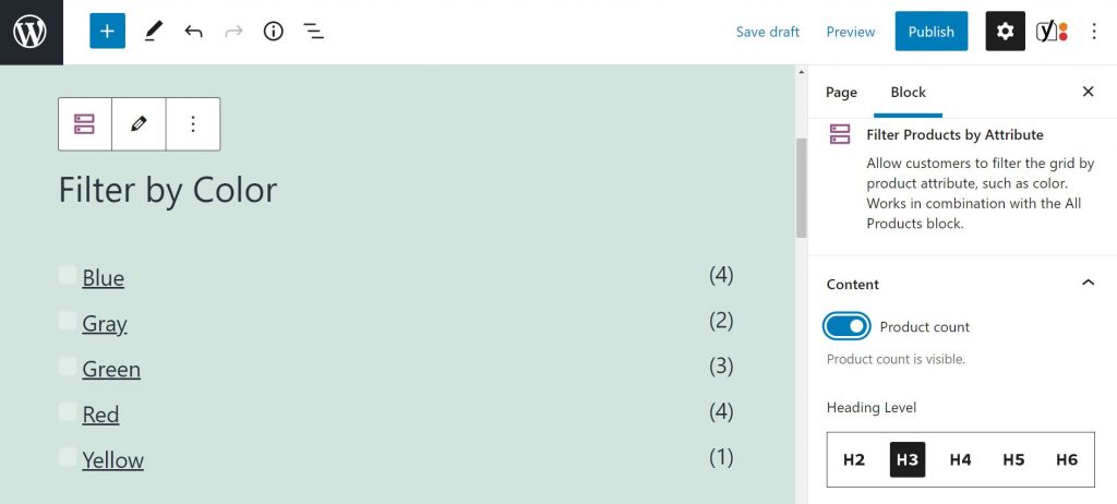 How to Use the Filter Products by Attribute WooCommerce Block