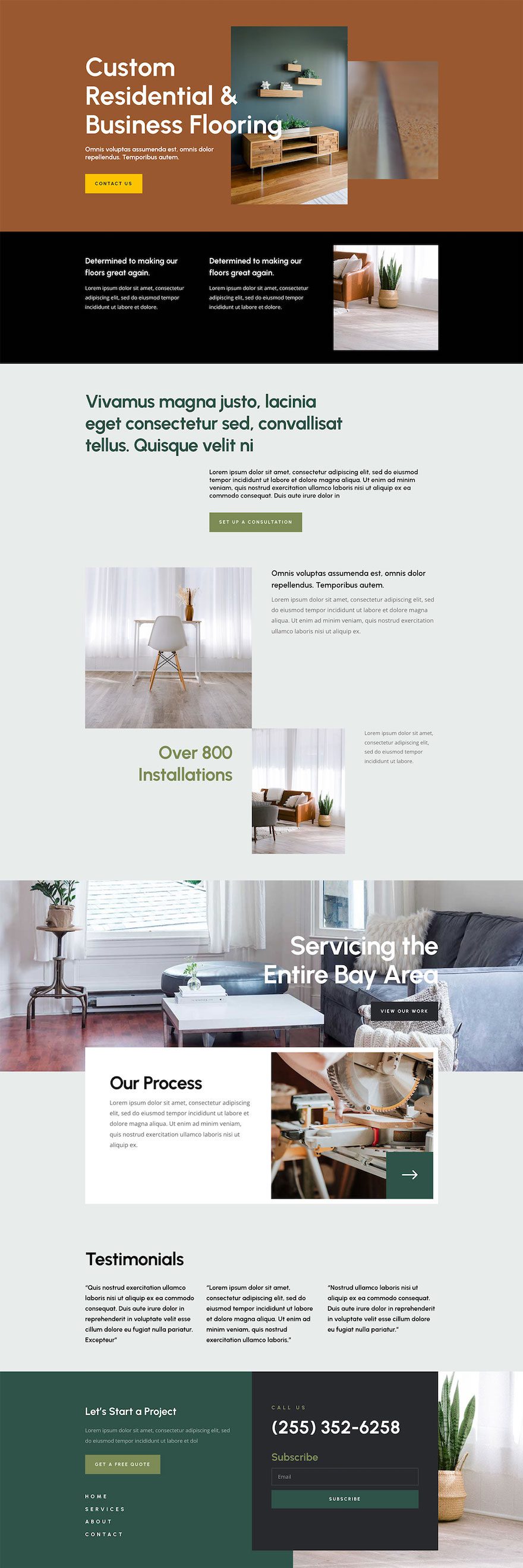 divi flooring layout pack