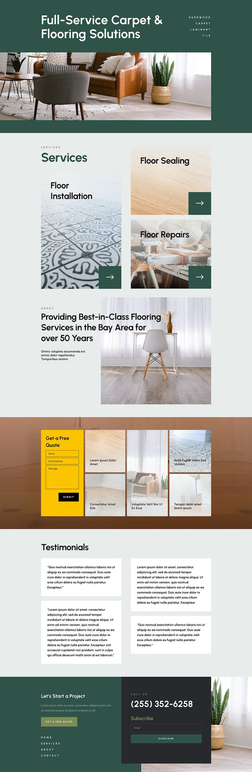 divi flooring layout pack