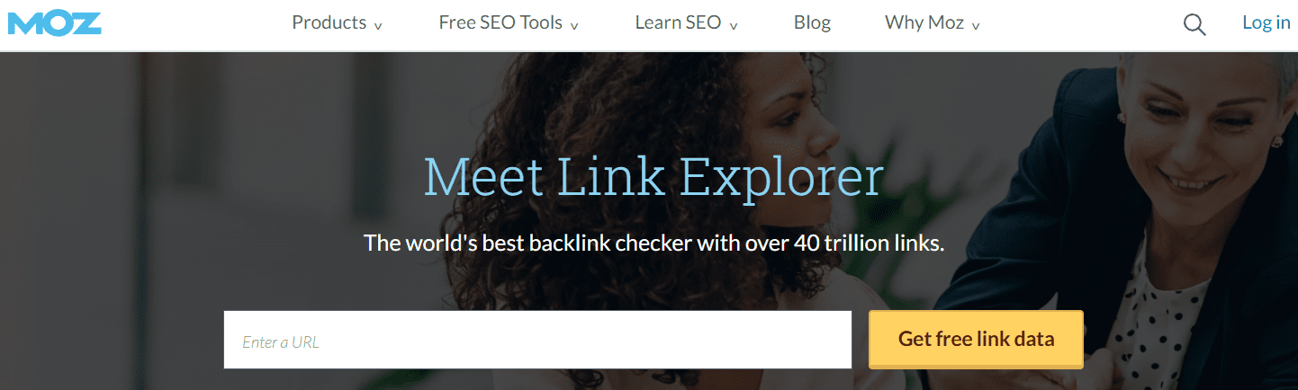 Moz Link Explorer.