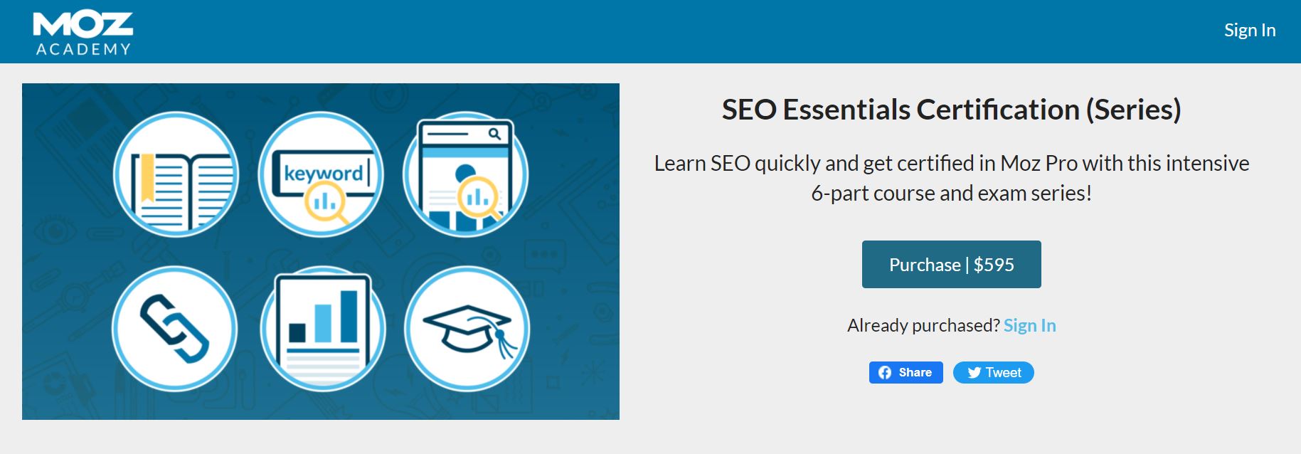 The SEO Essentials Certification course by Moz includes keyword research training.