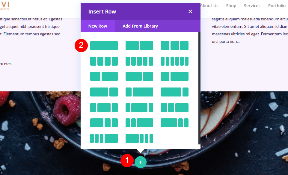 Add a New CTA Row