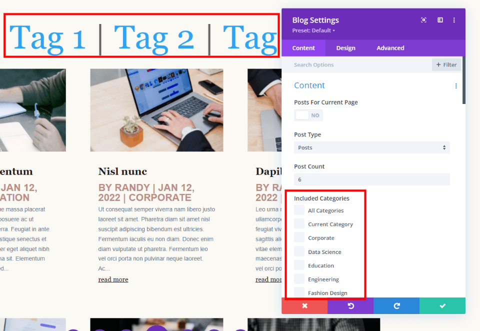 Another Example – Posts Based on Tags