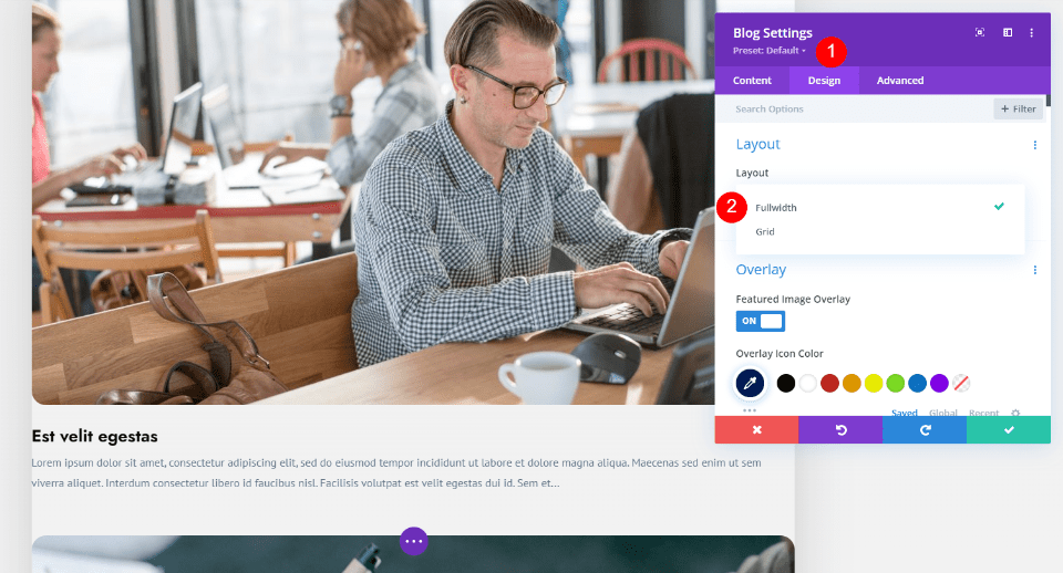 Changing Your Divi Blog Module Layout