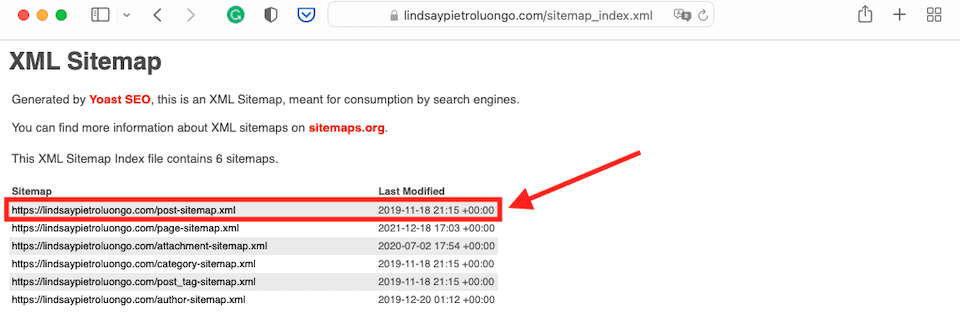 sitemap seo