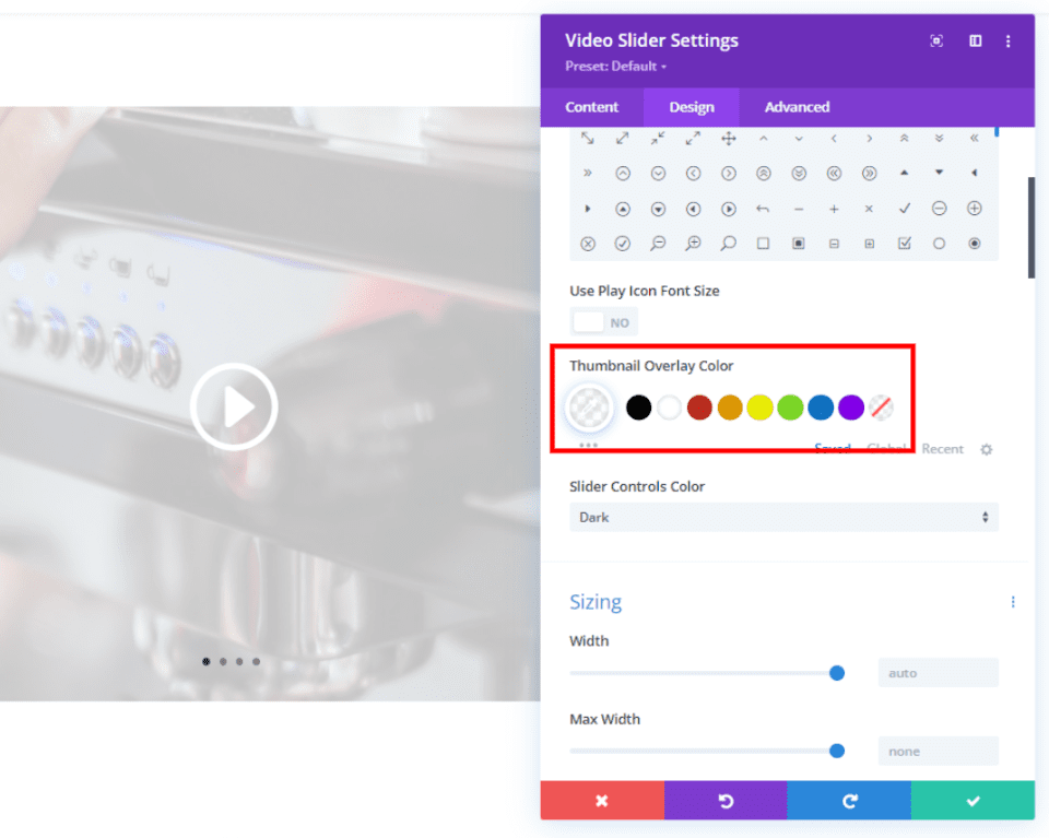 Light or Dark Dot Navigation