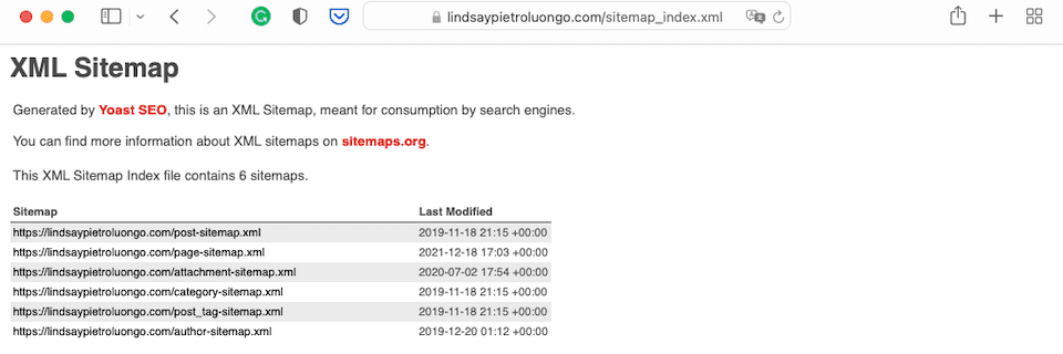 sitemap seo