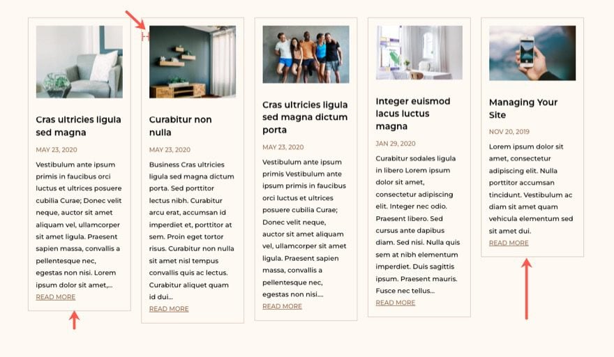 change number of columns for divi blog module with CSS Grid